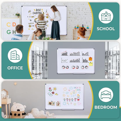 2 Pack 48" x 24" Magnetic Dry Erase Board - Image 5