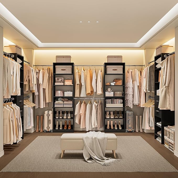 W1 Closet System, 3.5FT-7.7FT Closet Organizer System - Image 7