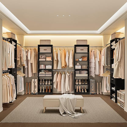 W1 Closet System, 3.5FT-7.7FT Closet Organizer System - Image 7