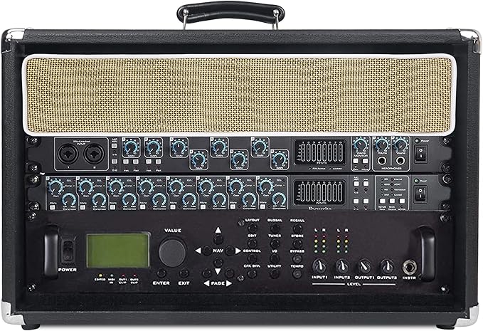 Sound Town Vintage 6U Amp Rack Case, 12.5" Depth - Image 5