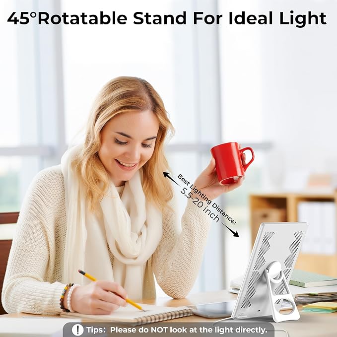 Fitfirst Light Lamp, 10000 Lux Sun Lamp, Gift - Image 6