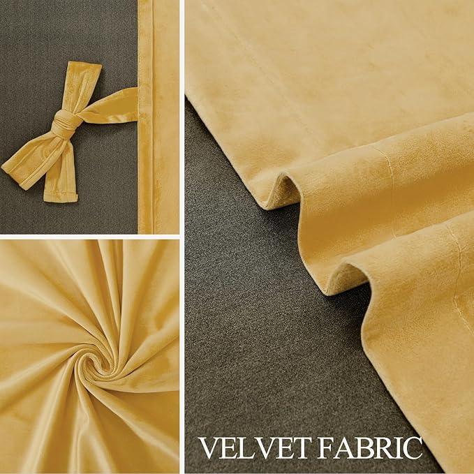 JIUZHEN Velvet Curtains for Living Room - Image 4