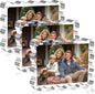Aheroi 4x6 Acrylic Picture Frames, 3 Pack Clear Scalloped Acrylic Photo Frame by Aheroi