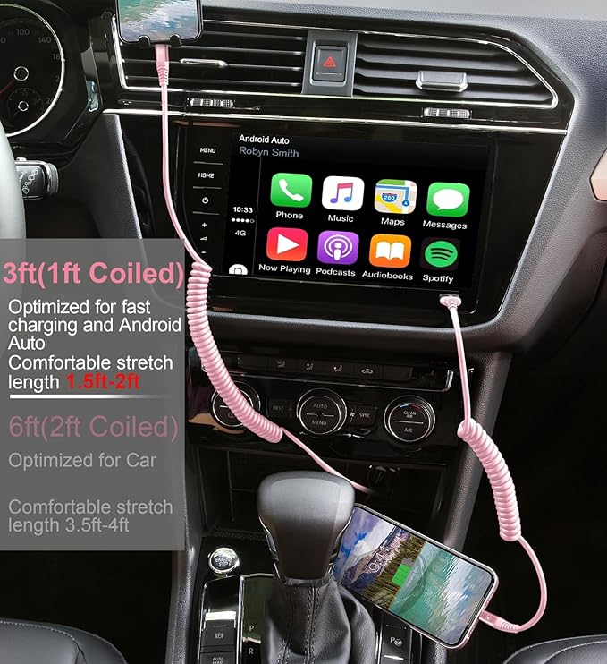 iPhone Charger Cable for Car 3FT - Image 3