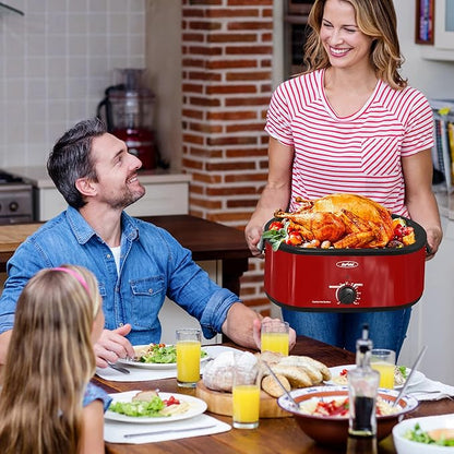 Sunvivi Roaster Oven with Self-Basting Lid, 18 Quart Electric Roaster with - Image 7