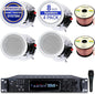Home Stereo System Kit – 7.2 Channel 2500 W Bluetooth Amplifier w/ 4 Qty of 8” by Vaiyer