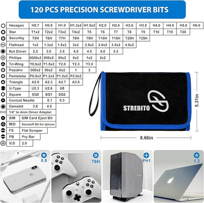 STREBITO Electronics Precision Screwdriver Sets 142-Piece - Image 2