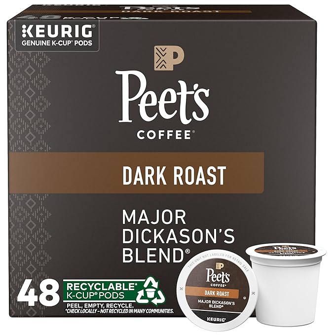 Peet's Coffee, Dark Roast Keurig K-Cup Pods by Peet%E2%80%99sCoffee