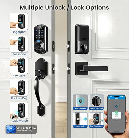 Veise VE07-H Fingerprint Smart Locks - Image 2