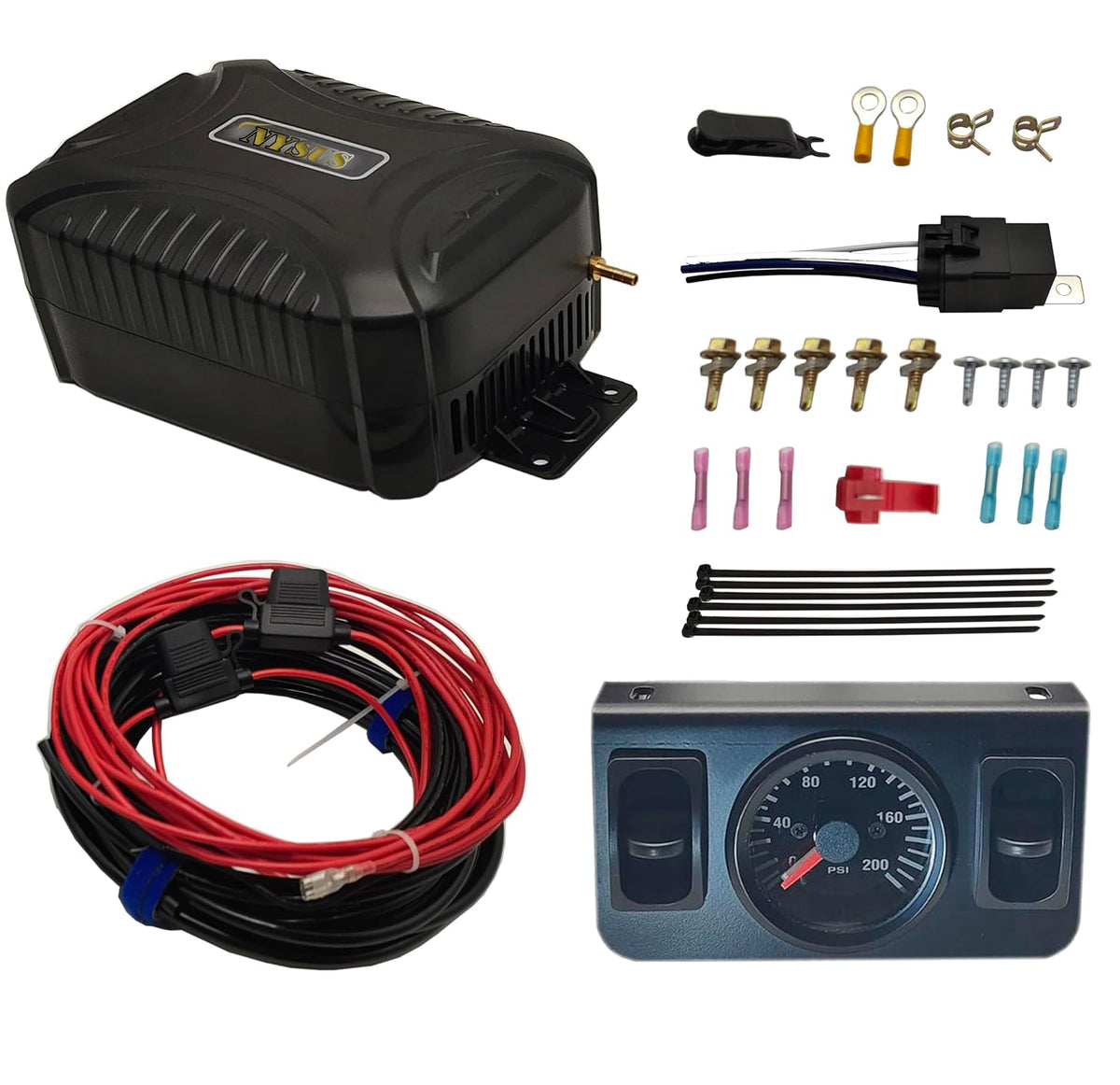 nysus in cab dual air gauge control kit, main product view