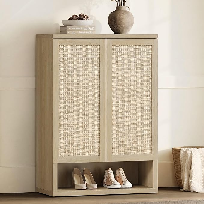SICOTAS Rattan Shoe Storage Cabinet by SICOTAS
