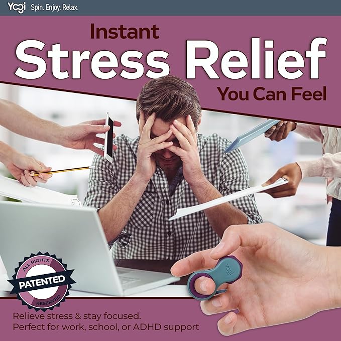 Yogi Fidget Toy – Silent Sensory Spinner - Image 4