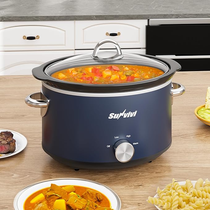 Sunvivi 4 Quart Slow Cooker & Mini Food Warmer by WeGetLife