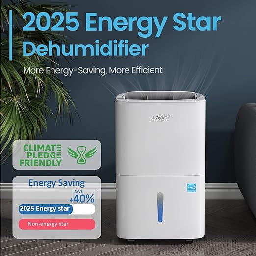Waykar Max 80 Pint/D Energy Star Home Dehumidifier - Image 3