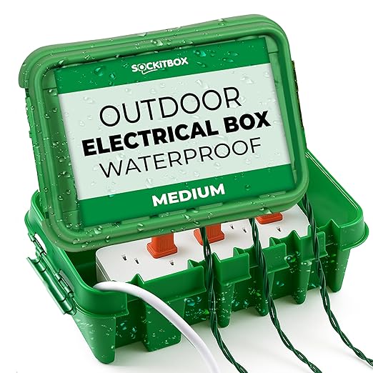 SockitBox – The Original Weatherproof Connection Box – Indoor & Outdoor by SockitBox