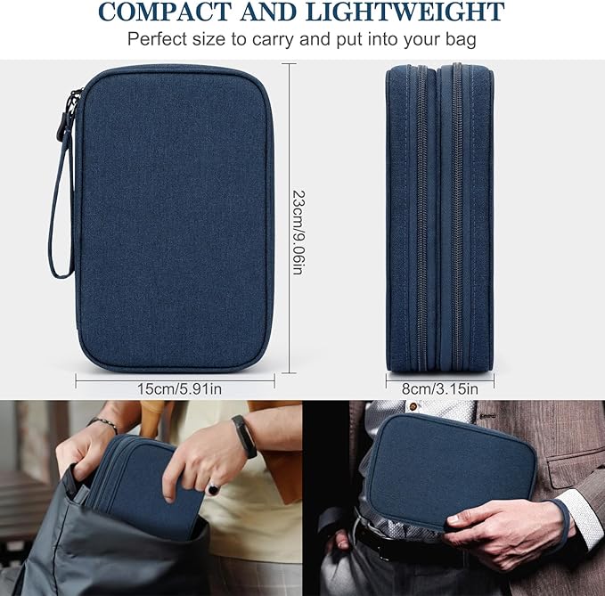 FYY Electronic Organizer, Large Travel Cable Organizer Bag Pouch Electronic - Image 2