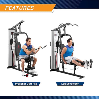 Marcy MWM-988 Multifunction Steel Home Gym 150lb Weight Stack Machine - Image 5