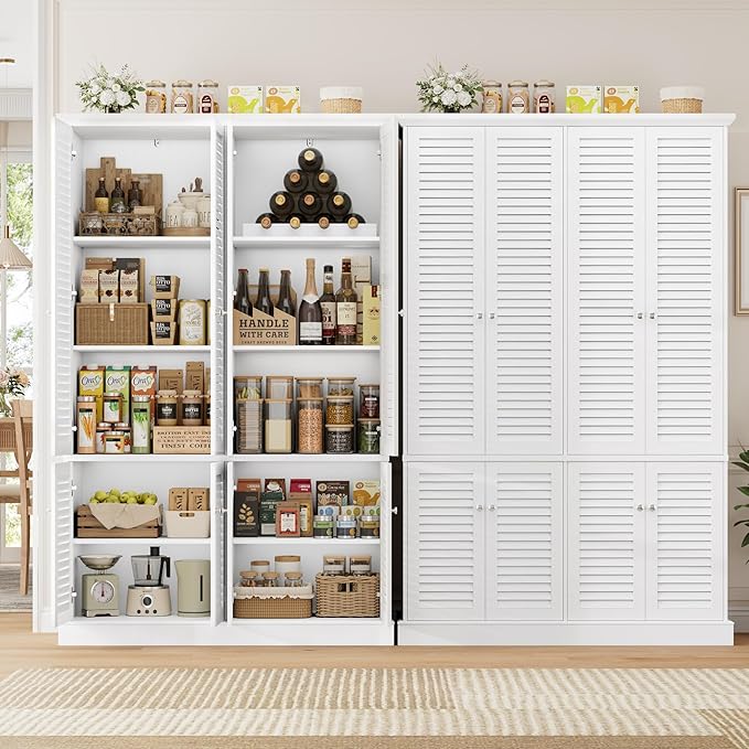 71” Tall Storage Cabinet, Kitchen Pantry Cabinet - Image 7