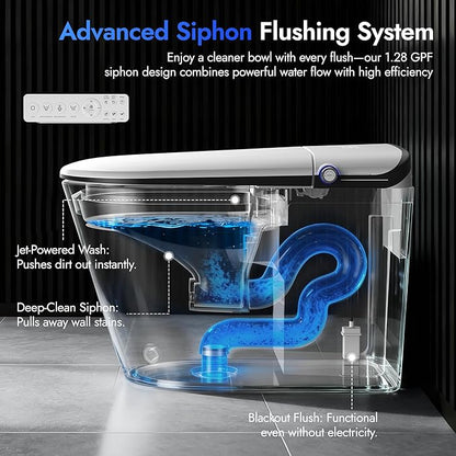 WANSID Elongated Smart Toilet - Image 4