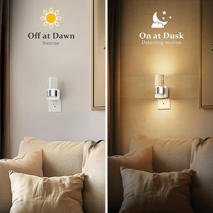 JandCase Night Light, Night Lights Plug into Wall, 3000K Warm White LED - Image 3