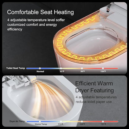 Smart Toilet with Auto Open/Close Lid - Image 7
