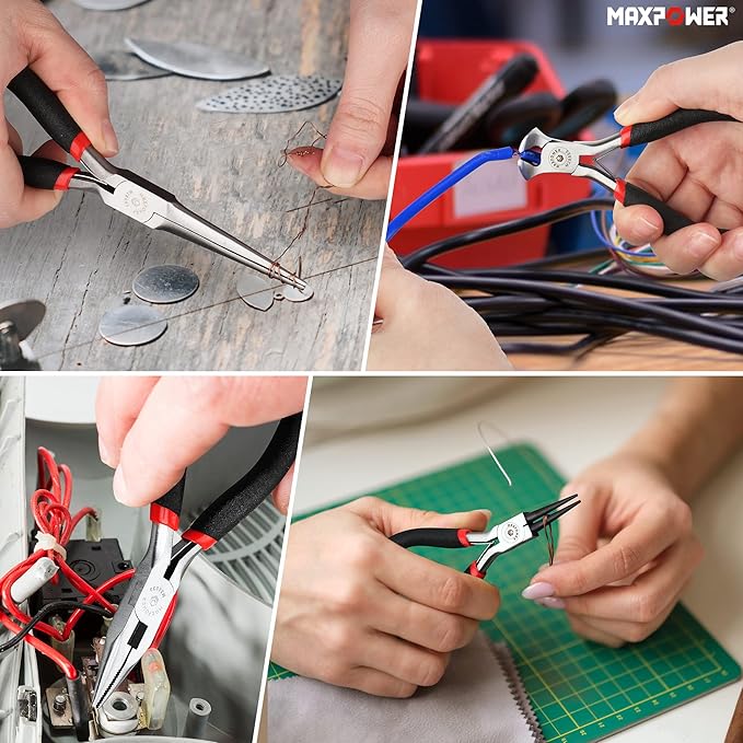 MAXPOWER Mini Jewelry Pliers Set - Image 7