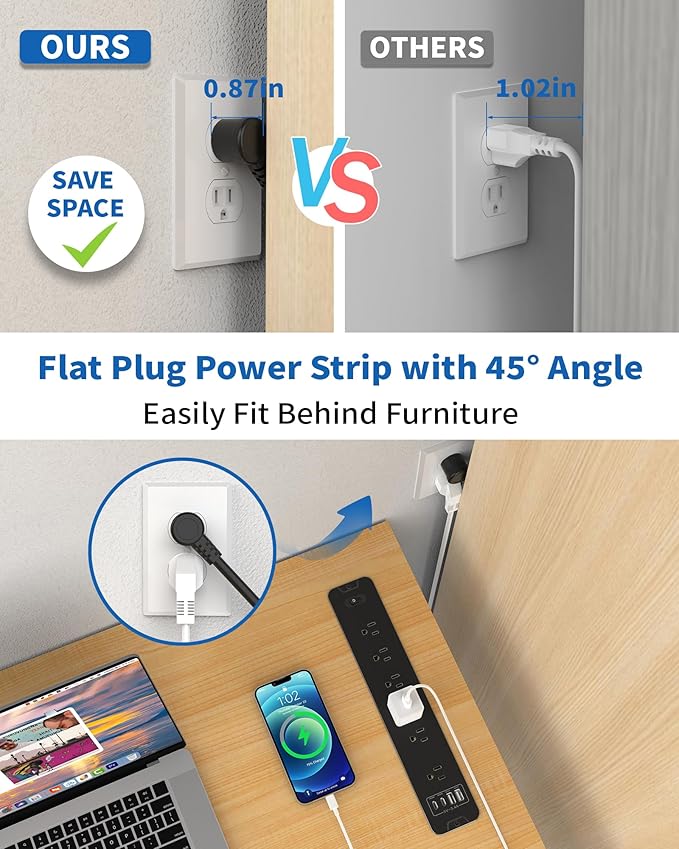 Inhwatek Recessed Power Strip - Image 3