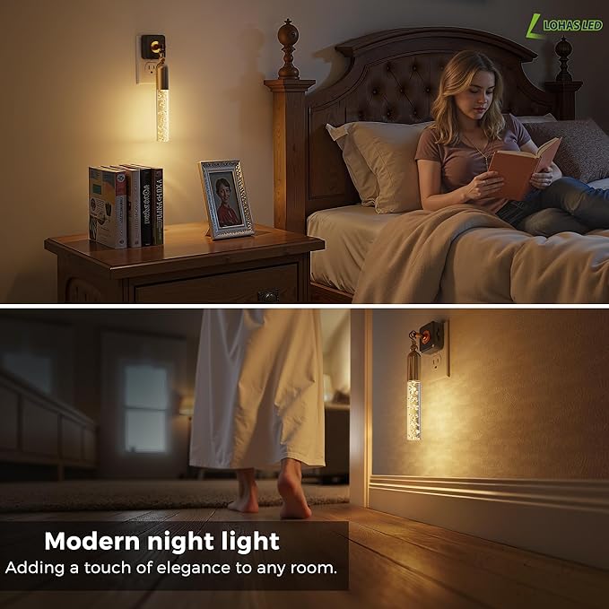 L LOHAS LED Night Lights Plug into Wall, Dimmable Night Light 0-100LM, Rotating - Image 6