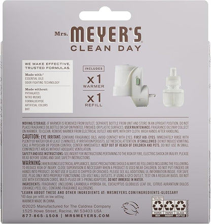 MRS. MEYER'S CLEAN DAY Premium Scented Oil Diffuser Kit, 1 warmer and .67 fl oz - Image 2