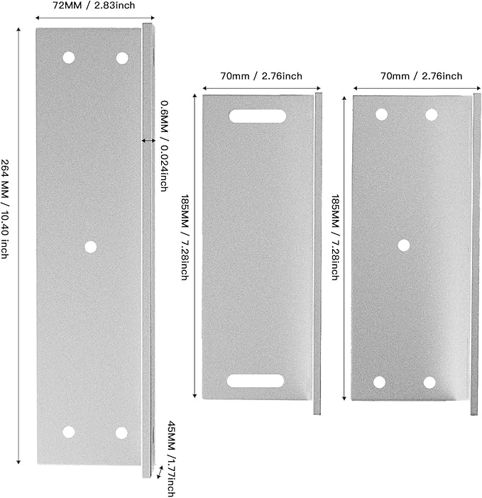 Electric Magnetic Lock with Z and L Bracket 500KG 1200LBS Holding Force - Image 5