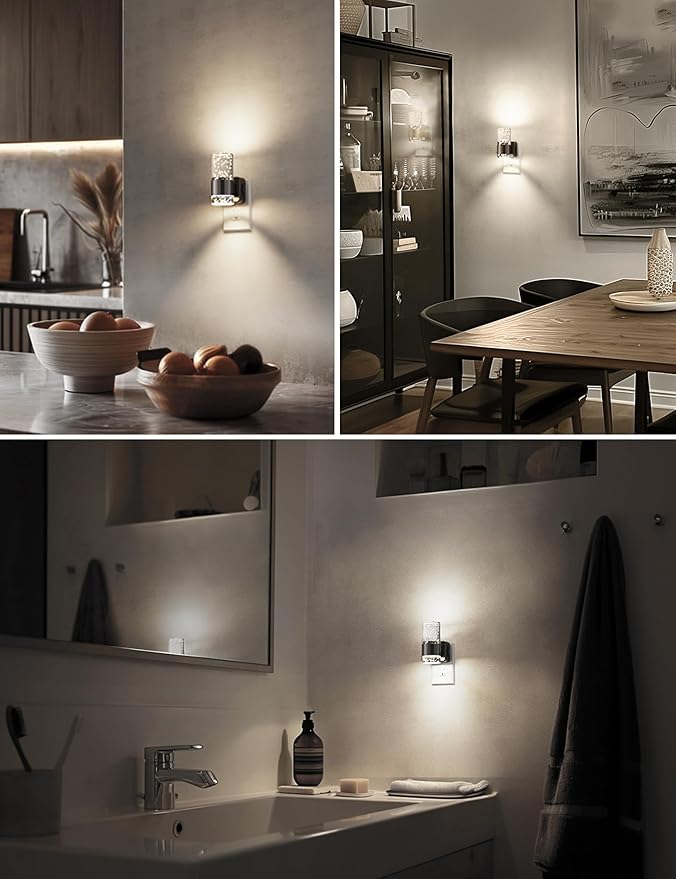 L LOHAS LED Night Light, Dimmable Night Lights Plug into Wall, Acrylic - Image 4