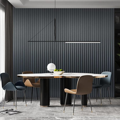 Art3dwallpanels Slat Wall Paneling, 8 Pack Fluted Textured Panel Wall Slats - Image 7