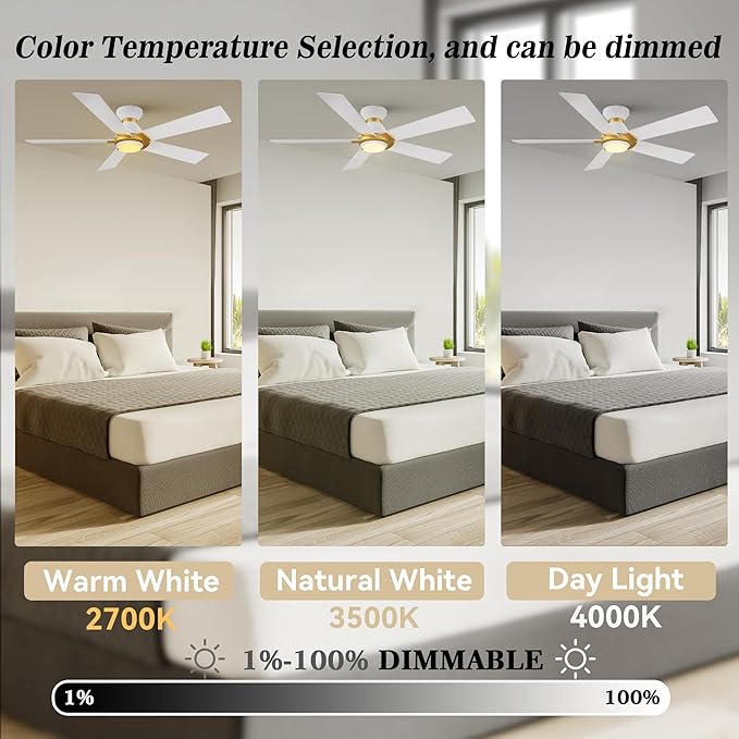 SMAAIR 52 Inch Smart Ceiling Fan - Image 3
