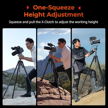 SmallRig x Potato Jet Tribex Hydraulic Carbon II Tripod Fast Extend Camera - Image 8