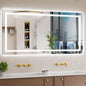24"x48" LED Bathroom Mirror by WISSMILESHOME