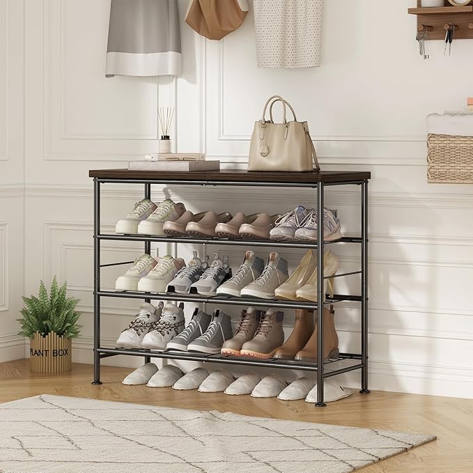 SUOERNUO Shoe Rack Organizer 4 Tier - Image 5