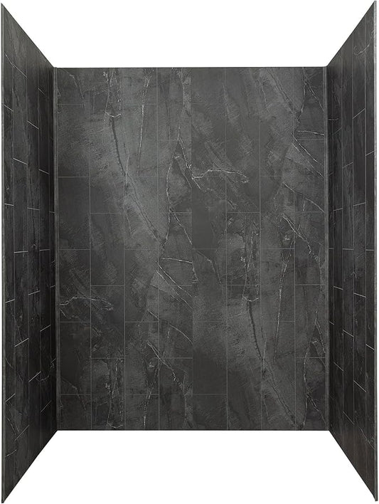 Palisade 78in x 60in x 36in Waterproof Vinyl Shower Surround Kit by PalisadeWallTilesandPlanks