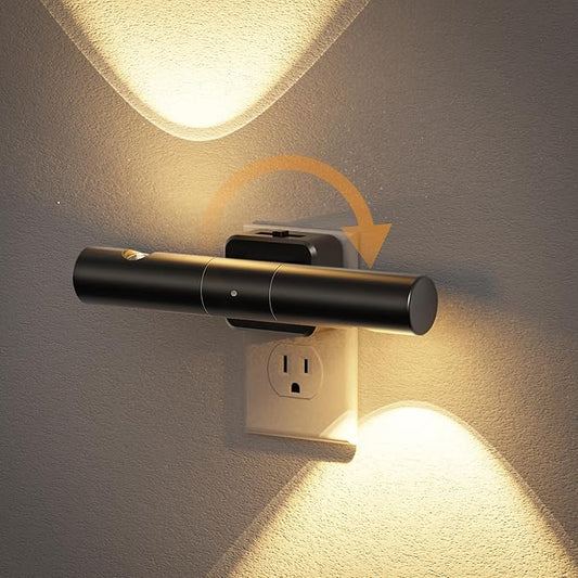 JandCase LED Night Light, Modern Night Lights Plug into Wall, Soft White 3000K by JandCase
