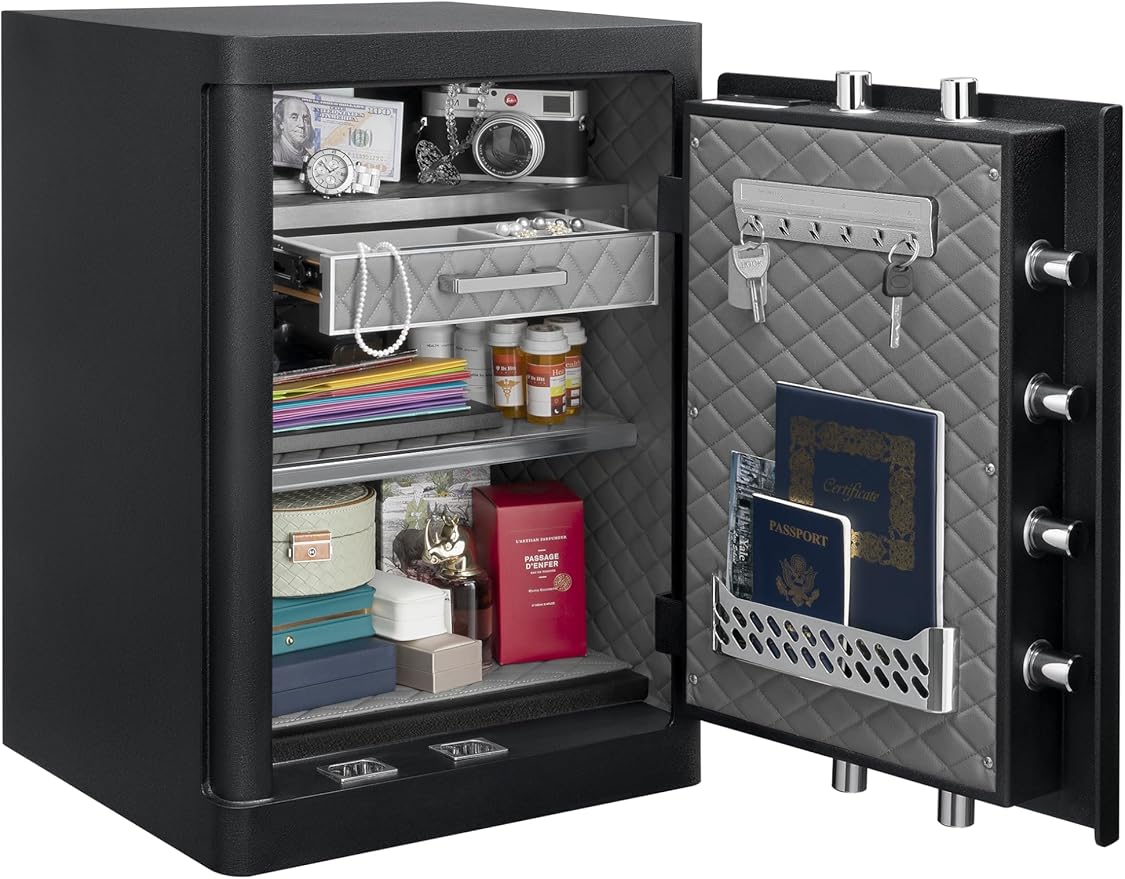 Luxury Large Biometric Safe, Jewelry Safes by JINXNOBI