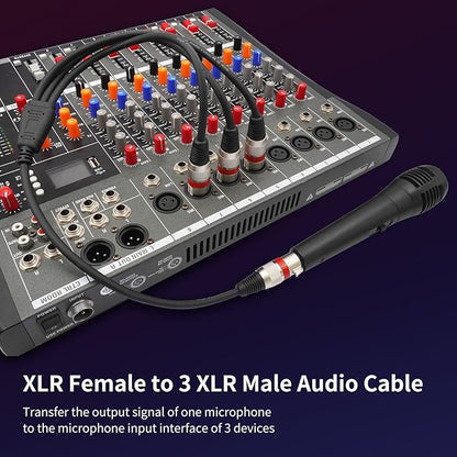 SiYear XLR Splitter Cable 3 Way - Image 7