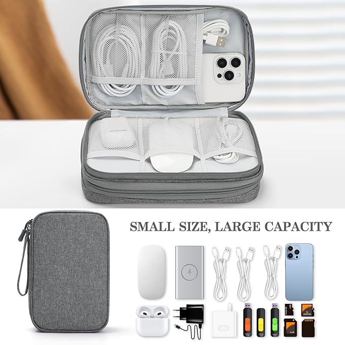 FYY Electronic Organizer, Large Travel Cable Organizer Bag Pouch Electronic - Image 6