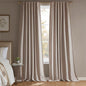 Madison Park Karien 100% Blackout Curtains 52x95 – Linen, 2-Layer Noise by MADISONPARK