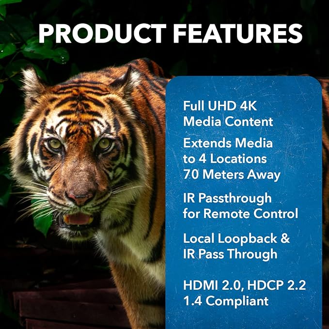 OREI 4K 4x4 HDMI Extender Matrix - Image 7