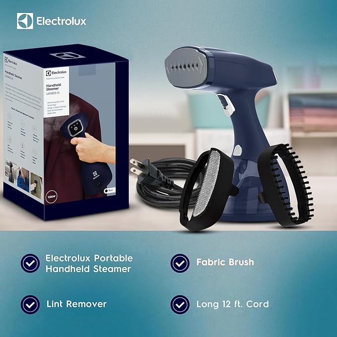Electrolux Steamer for Clothes, LX15003 Portable Handheld Fabric and Garment - Image 6