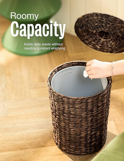 4 Gallons Wicker Waste Basket - Image 5
