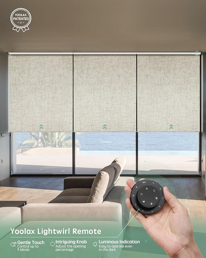 Yoolax Smart Coupled Roller Shades Compatible - Image 4