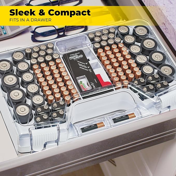 Ontel Battery Daddy Storage & Organizer Case - Image 3