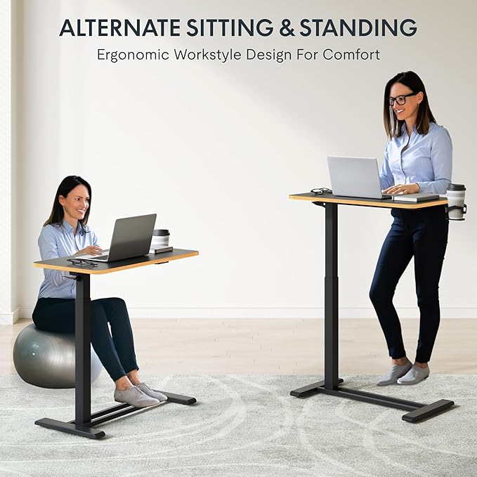 FLEXISPOT Mobile Standing Desk - Image 8