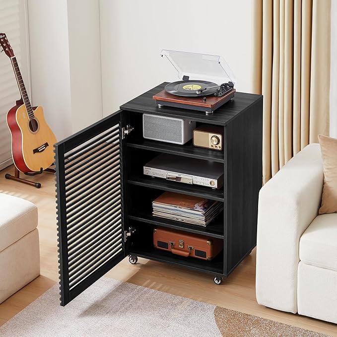 LEVNARY 5-Tier AV Media Cabinet - Image 7