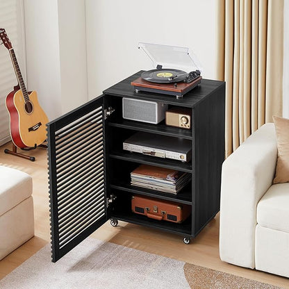 LEVNARY 5-Tier AV Media Cabinet - Image 7
